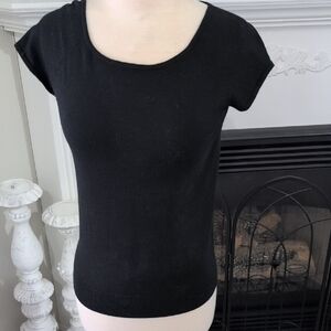 Lauren Ralph Lauren Women's Black Short Sleeve Tee